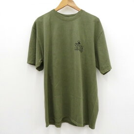 【中古】STUSSY｜ステューシー CROWN INTERNATIONAL TEE Tシャツ 半袖 1905043/24SS オリーブ サイズ：L / ストリート【f103】