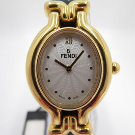 【中古】FENDI｜フェンディ アナログ 腕時計 チェンジベルト ホワイト（文字盤） × ブラウン（ベルト）【f131】