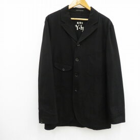 【中古】Yohji Yamamoto｜ヨウジヤマモト ミリタリーデザイン ジャケット 09AW HZ-Y22-004 ブラック サイズ：-【f96】