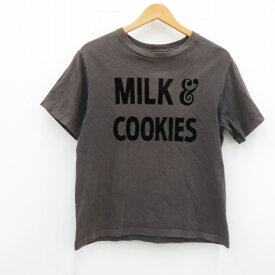 【中古】NUMBER (N)INE｜ナンバーナイン 復刻 MILK&COOKIES Tシャツ 半袖 19ss グレー系 サイズ：2【f104】