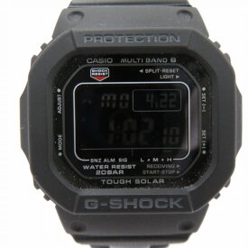 【中古】CASIO｜カシオ G-SHOCK ジーショック スクエアフェイス デジタル ソーラー 腕時計 GW-M5610UBC ブラック【f131】