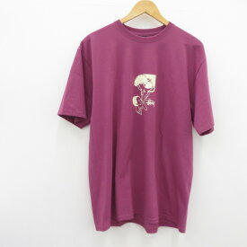 【中古】STUSSY｜ステューシー Nurture Tee Tシャツ 半袖 1905064 24ss パープル サイズ：L / ストリート【f103】