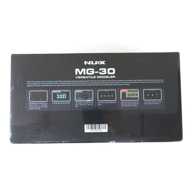 楽天市場】NUX【MG-30 VERSATILE MODELER】マルチエフェクター【未開封  