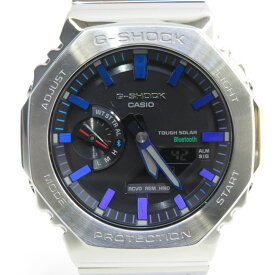 CASIO カシオ G-SHOCK フルメタル スマートフォンリンク レインボーカラー GM-B2100PC-1AJF タフソーラー 腕時計 ※中古