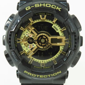 CASIO カシオ G-SHOCK Black×Gold Series GA-110GB-1AJF クオーツ 腕時計 ※中古