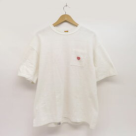 HUMAN MADE ヒューマンメイド ポケット Tシャツ 2XLサイズ ホワイト ※中古
