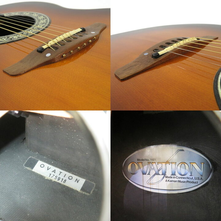 楽天市場】Ovation【1621】サンバースト【中古/エレクトリック 