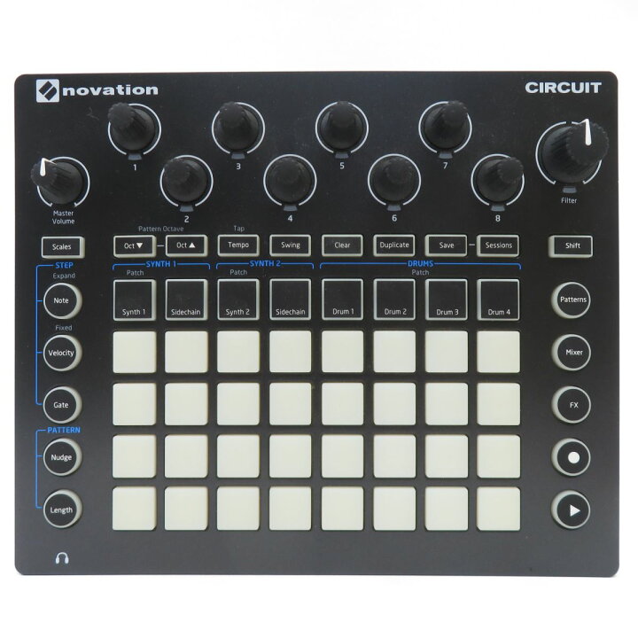 楽天市場】Novation【CIRCUIT】リズムマシン【中古/ノベーション】岡山 