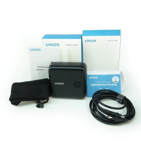 Anker アンカー PowerCore Fusion 10000 A1623113 モバイルバッテリー / PowerLine II USB-C &amp; ライトニングケーブル ※中古