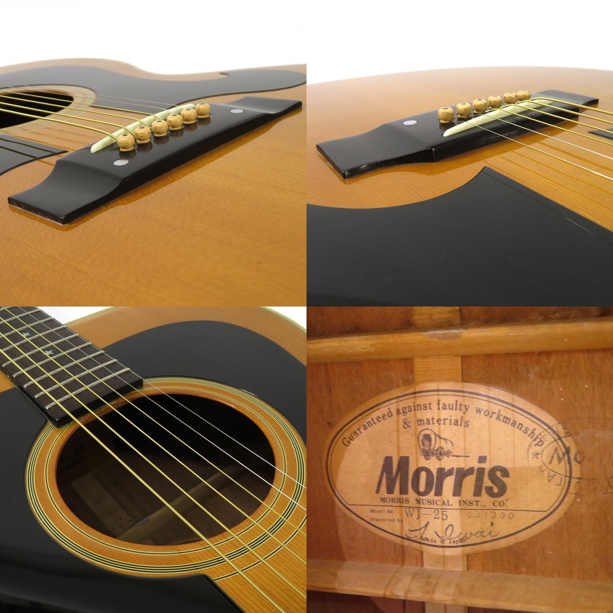 楽天市場】Morris【WJ-25】ナチュラル【中古/アコースティックギター