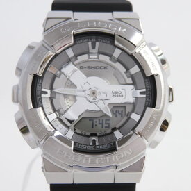 【未使用】CASIO カシオ G-SHOCK GM-S110-1AER メタルカバード ミッドサイズモデル クオーツ 腕時計 海外モデル