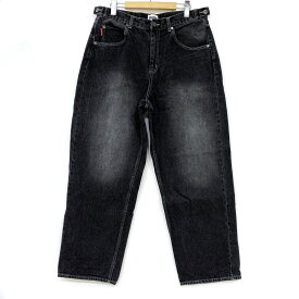 9090 ナインティナインティ King Logo Vintage Tapered Pants デニムパンツ NN1539 XLサイズ ※中古