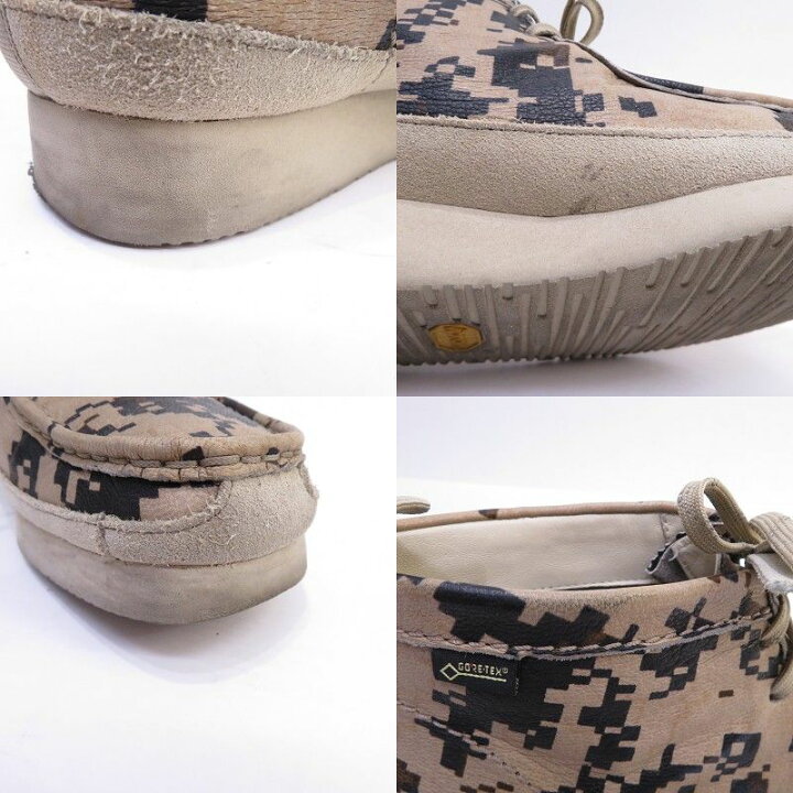 美品】別注END.Clarks GTX グレー ワラビー（楽天市場】END. × CLARKS 