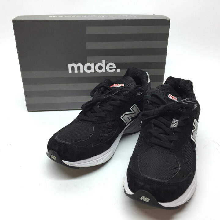 楽天市場】New Balance ニューバランス 990V3 ブラック 27.0cm 箱有 