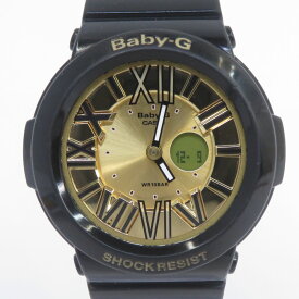 CASIO カシオ Baby-G ネオンダイアルシリーズ BGA-160-1B レディース クオーツ 腕時計 ※中古