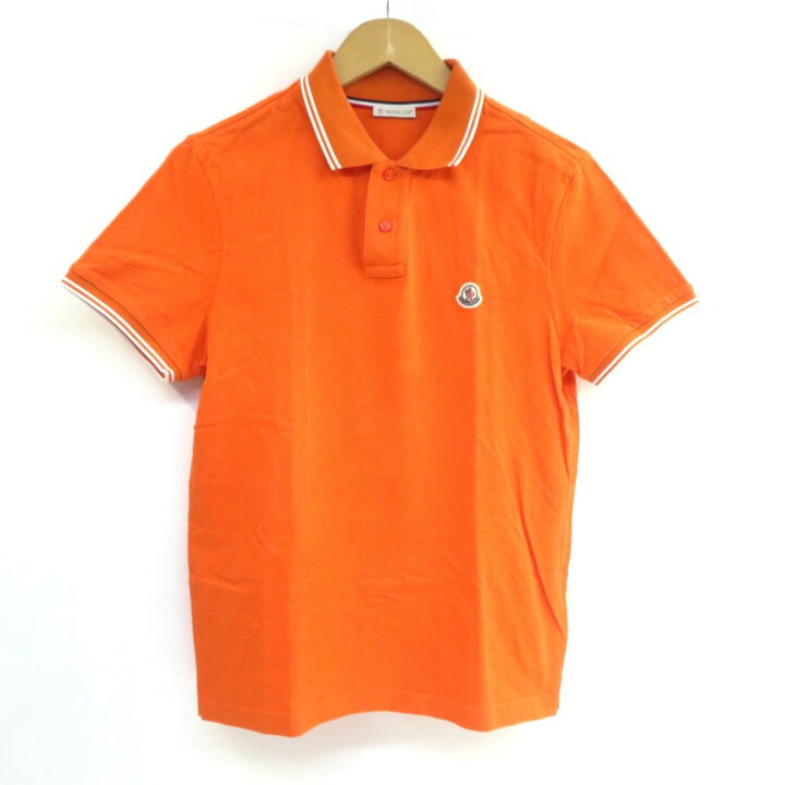 楽天市場】MONCLER モンクレール ポロシャツ Sサイズ オレンジ ※中古 
