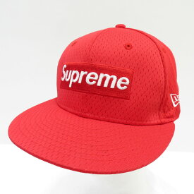 Supreme シュプリーム Mesh Box Logo New Era 59FIFTY ニューエラ メッシュキャップ 帽子 7 1/4 57.7cm ※中古