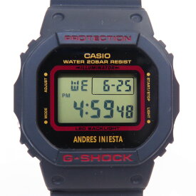 CASIO カシオ G-SHOCK アンドレス・イニエスタ シグネチャーモデル DW-5600AI-1JR クォーツ 腕時計 ※中古　