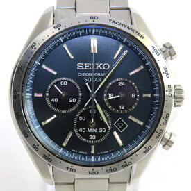 SEIKO セイコー セレクション クロノグラフ V175-0FA0 ソーラー 腕時計 ※中古