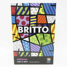 メディコムトイ BE@RBRICK ベアブリック Romero Britto ロメロ・ブリット 100％ &amp; 400％ ※中古