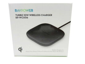 【未開封】RAVPower TURBO 10W WIRELESS CHARGER 10W ワイヤレス充電器 ブラック