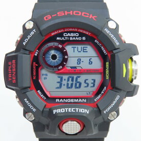 CASIO カシオ G-SHOCK GW-9400NFST-1AJR レンジマン 緊急消防援助隊コラボレーションモデル 電波ソーラー 腕時計 ※中古