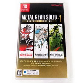Nintendo Switchソフト METAL GEAR SOLID: MASTER COLLECTION Vol.1 メタルギアソリッド マスターコレクション ※中古
