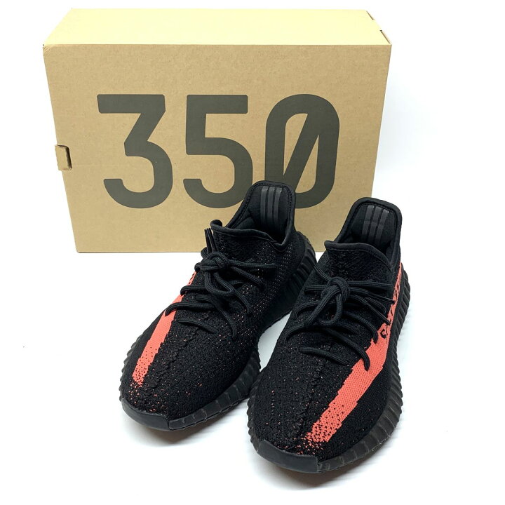 楽天市場】adidas YEEZY Boost 350 V2 Core Black/Red 27cm 箱付き 