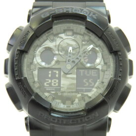 CASIO カシオ G-SHOCK GA-100CF-1AJF Camouflage Dial Series カモフラージュ クオーツ 腕時計 ※中古