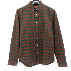 Supreme シュプリーム Mini Shadow Plaid Shirt チェック シャドープレイドシャツ 長袖 Sサイズ ※中古