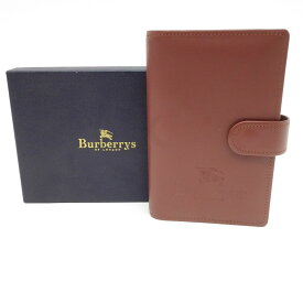 【未使用】Burberrys バーバリー スタンダードシリーズ レザー(革) ミニ・システム手帳 ブラウン