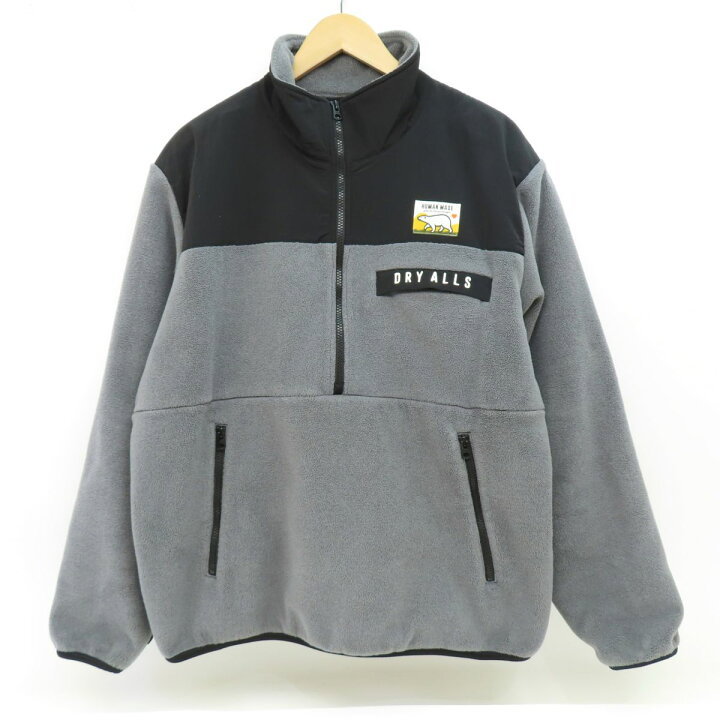 楽天市場】HUMAN MADE ヒューマンメイド FLEECE HALF-ZIP JACKET 