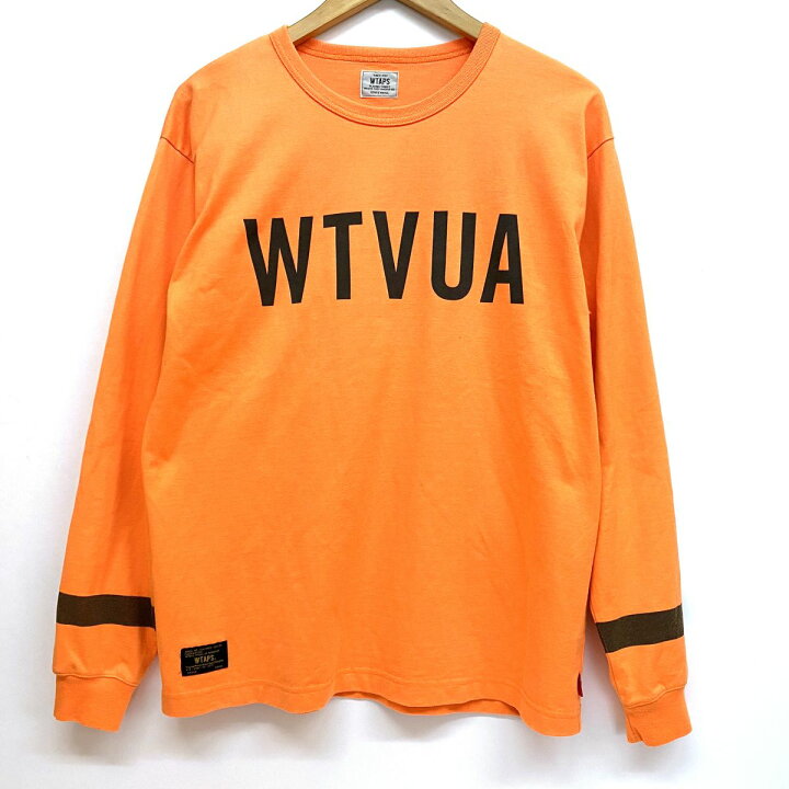 楽天市場】WTAPS ダブルタップス WTVUA ロンT 長袖 Tシャツ オレンジ 