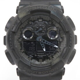 CASIO カシオ G-SHOCK GA-100CF-1AJF Camouflage Dial Series カモフラージュ クオーツ 腕時計 ※中古/難有