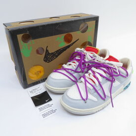 Off-White NIKE DUNK LOW オフホワイト ナイキ ダンク ロー DM1602-101 US9 27cm 箱有 ※中古