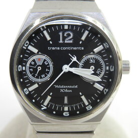 TRANS CONTINENTS トランスコンチネンツ 6320-S029350 クォーツ 腕時計 ※中古