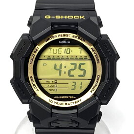 【新古品】 CASIO カシオ G-SHOCK Gショック ブラック ＆ ゴールド GD-010GB-1A9JF 腕時計 【津山店】