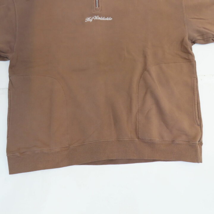 楽天市場】HUF ハフ TIE DYE ZIP POLO タイダイ ハーフジップ 
