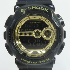 CASIO カシオ G-SHOCK Black×Gold Series GD-100GB-1JF 腕時計 ※中古