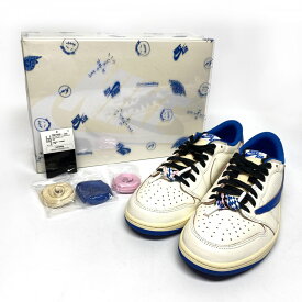 Travis Scott × fragment design × Nike ナイキ Air Jordan 1 Low OG 29.5cm DM7866-104 メンズ 箱有 ※中古美品 【津山店】