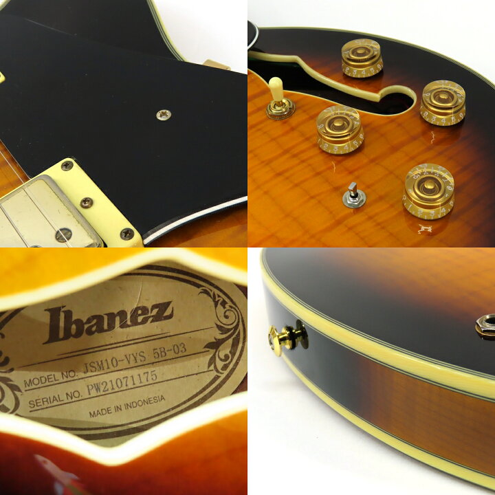 楽天市場】Ibanez【JSM10】VYS【中古/エレキギター/セミ 