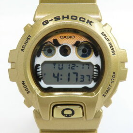 CASIO カシオ G-SHOCK DW-6900GDA-9JR 達磨 NEVER GIVE UP クオーツ 腕時計 ※中古　