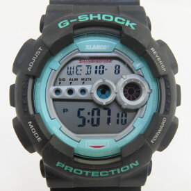 CASIO カシオ G-SHOCK × X-LARGE(エクストララージ) コラボ GD-100 クオーツ 腕時計 ※中古