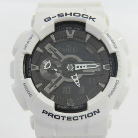CASIO カシオ G-SHOCK White and Black Series GA-110GW-7AJF クオーツ 腕時計 ※中古