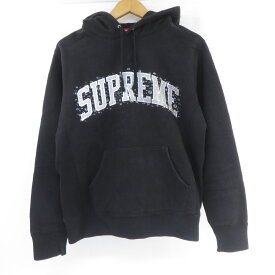 Supreme シュプリーム 18AW Water Arc Hooded Sweatshirt スウェット パーカー プルオーバー Sサイズ ※中古