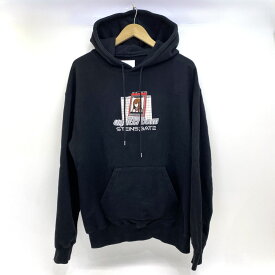 vaultroom × Steins;Gate ボルトルーム シュタインズゲート KURISU HOODIE フーディ 牧瀬紅莉栖 Lサイズ JYCH202410 ブラック※中古
