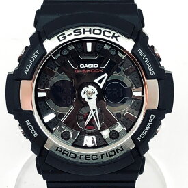 CASIO　カシオ　G-SHOCK　GA-200-1AJF　ブラック×シルバー　メンズ腕時計　※新古品　【津山店】