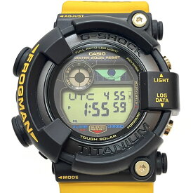 CASIO G-SHOCK アイサーチ・ジャパン コラボレーションモデル FROGMAN GW-8200K-9JR タフソーラー デジタル 腕時計 ※中古 【津山店】
