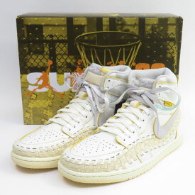 【未使用】NIKE × UNION ナイキ ユニオン AIR JORDAN 1 RETRO HIGH OG SP エア ジョーダン 1 レトロ FD2565-100 US8.5　26.5cm 箱有