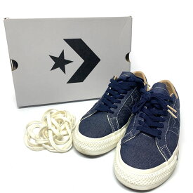 CONVERSE コンバース ONE STAR PRO DENIM NAVY デニム A04149C 8(MEN) スニーカー シューズ 箱有 ※中古 【津山店】